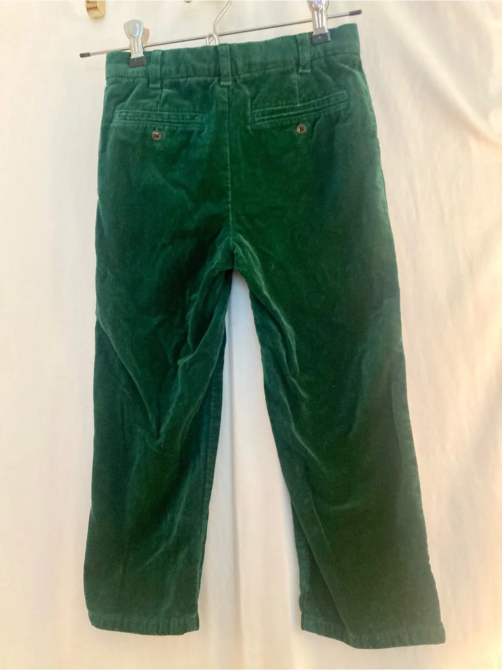 Gymboree Deep Green velvet Pants Size 5T